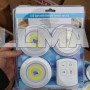 Светодиодный сенсорный ночник с пультом LED Light with Remote Control набор 3 шт